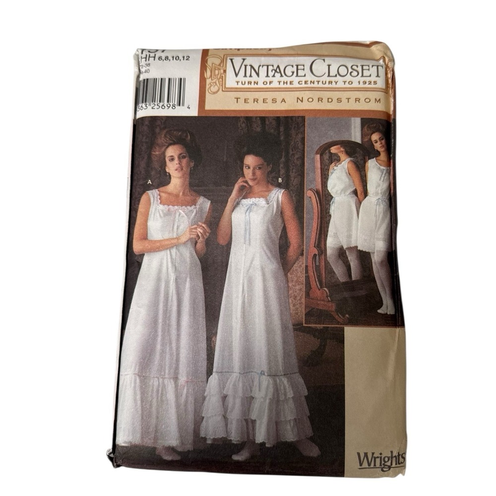 Simplicity Teresa Nordstrom 7157 Vintage Closet 1900 1910 Costume Size HH‎ Books